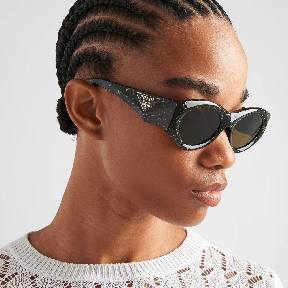 NEW!!! PRADA Sunglasses SPR20Z 19D-01T Authentic - Picture 1 of 12